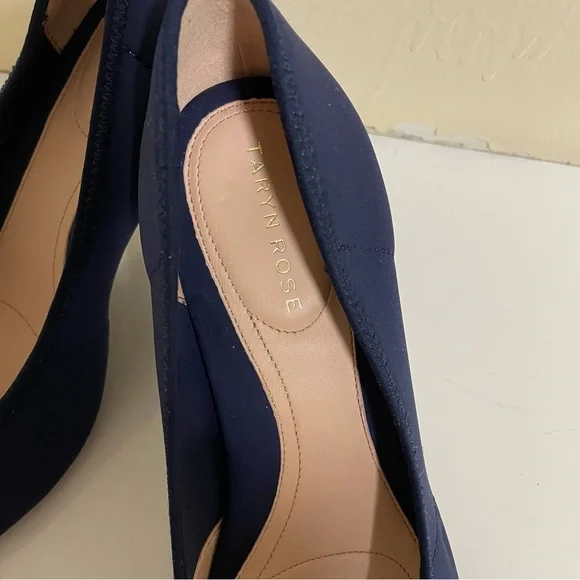 Taryn Rose Blue Soft Pump Heels Size 9 New - Picture 3 of 5